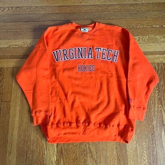 Vintage Russell athletic embroirded Virginia tech‎ crew neck sweatshirt - Picture 1 of 6